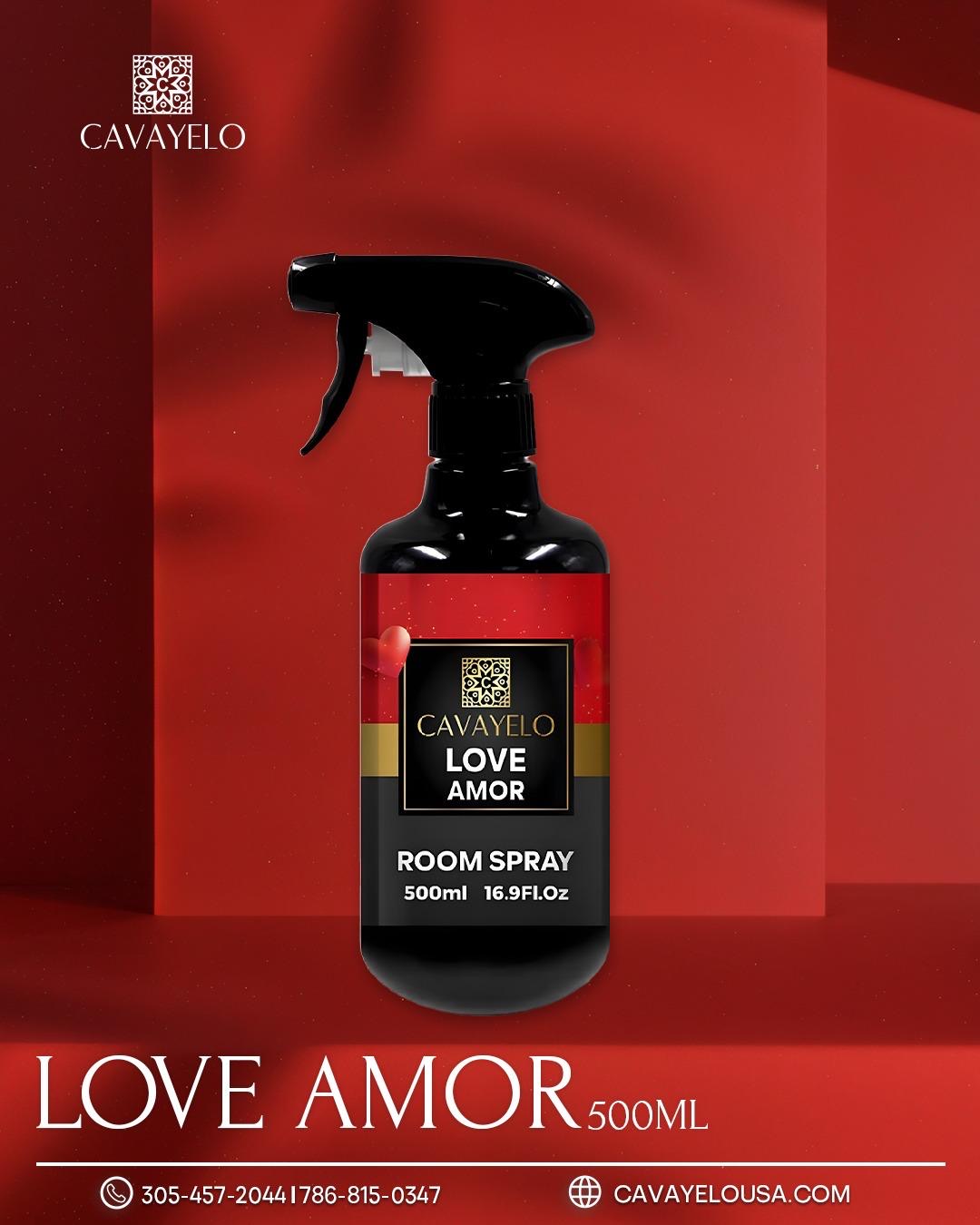 Love Amor – Cavayelo Room Spray (500 ml)