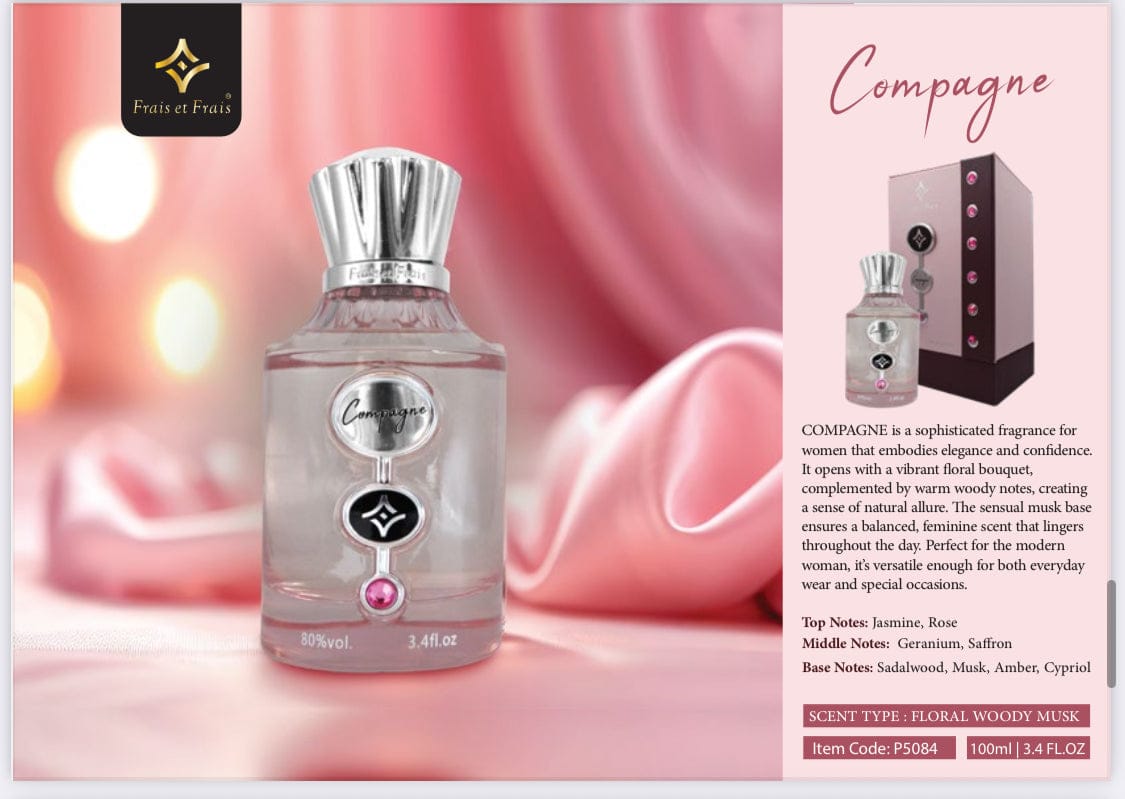 Compagne - Perfume Compañía Elegante | YANISFRAGANCES