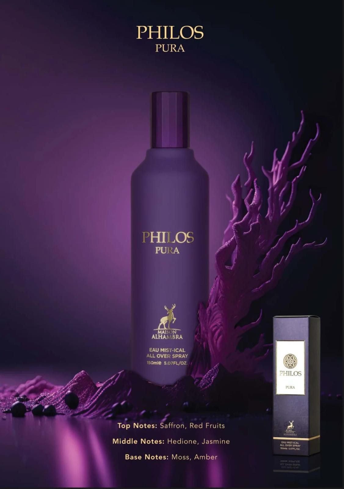 Spray de cabello(PHILOS PURA)